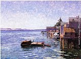 Theodore Clement Steele Canvas Paintings - Puget Sound